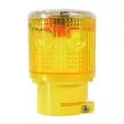 Solar Strobe Warning Light Flashing Lamp: 360 Degree Super Bright LED Wireles...