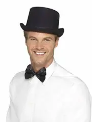 Smiffys Mens Top Hat Black