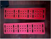 Red Wide Plate Large Astronomical Telescope Accessories Equatorial Mount Accessary Length 304mm(2 Pieces of 304mm)