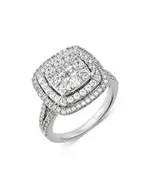 Bloomingdale's Fine Collection Diamond Tiered Ring in 14K White Gold, 1.50 ct. t. w