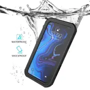 iPhone 11/Pro Waterproof Case,Shockproof Dirtproof Snowproof IP68 Builtin Screen