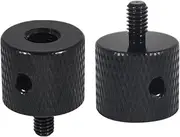NovelGoal 1/4 Tripod Conversion Screw Female to M4 M5 M6 M8 M10 Male Adapter with Reinforced Side Hole for Camera (1/4 to M4-0.7)