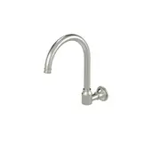 MEIR Harrington Wall Mount Swivel Spout - PVD Brushed Nickel