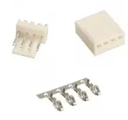50PCS KF2510-4P 2.54mm Pin Header+Ter​minal+Hous​ing Connector Kits