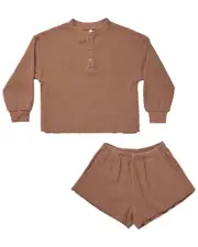 Rylee & Cru Waffle Knit Set