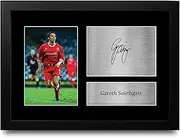 HWC Trading Gareth Southgate Middlesbrough Gifts Printed Signed Autograph Picture for Football Fans and Supporters - A4 Framed