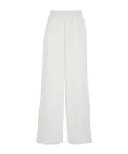 Momonì Lucas Elastic Waist Penced Pants IT40,40 White