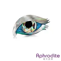 在飛比找momo購物網優惠-【Aphrodite 愛芙晶鑽】天然鮑魚貝鑲嵌時尚眼睛造型胸