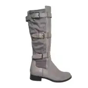 NIB New Cole Hahn Womens Air Avalon Tall Boot Grey/Ironstone Size 6.5 MSRP $378