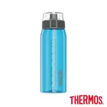 THERMOS膳魔師彈蓋隨手瓶940ML(HP4515TL)藍綠色