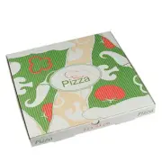 Papstar Pizza Box Pure Angular 33 x 3cm Multicolour 100 Piece