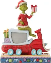 Jim Shore Dr. Seuss Grinch Grinch on Train Figurine #6010776