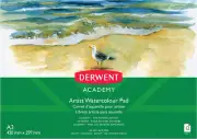 DERWENT(R) Academy Artist Watercolour Pad, Landscape A3 12 Sheets