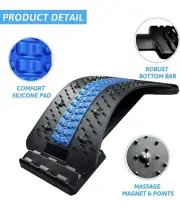 Back Stretcher Popper Spine Upper Lower Back Pain Relief Cracker Device Lumbar