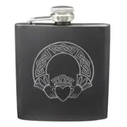 Irish Claddagh 6 Ounce Flask