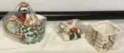 AVON 2001 GIFT COLLECTION ST NICHOLAS SUGAR AND CREAMER