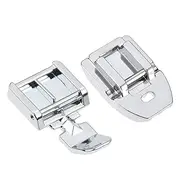 TISEKER Zipper Foot and Invisible Zipper Foot for All Low Shank Snap-On Singer, Brother, Babylock, Euro-Pro, Janome, Kenmore, White, Juki, New Home, Simplicity, Necchi and Elna Sewing Machines
