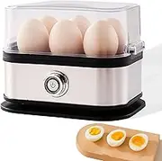 Effortless Egg Cooking with the Ultimate Stainless Steel Egg Cooker, Smart Eggs Cooker with Auto Shut Off. Soft/Medium/Hard 3 Modes (gold)