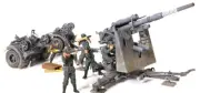 FOV German 88 artillery With soldiers grey with scene 1/32 FINISHED MODEL TANK