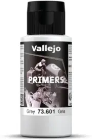 Vallejo - Surface Primer Color | Grey Acrylic Primer 60 Ml (2.02 Fl.Oz.) | Matte