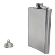 10 OZ Alcohol Pocket Flask with Portable Stainless Funnel Whiskey Flask 296ml