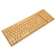 [New] Bamboo Keyboard and Mouse 2.4Ghz Wireless Wooden Keyboard PC Computer