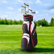 10 pcs Everfit Golf Clubs Bag Set Men Right Handed Golf Wedges Alloy Driver Golf Stand