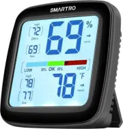 Professional Digital Hygrometer Indoor Thermometer Room Humidity Gauge Pro Acc