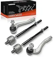A-Premium Set of 4, Front Inner & Outer Tie Rod End Kit, Compatible with Mercedes-Benz C230 2008-2009, C250 2010-2015, C300 2008-2011, C350 2008-2015, E350 2010-2014, E400, E550