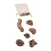 Realistic Dog Poop Doggie Poo Doggy Doo Dirt Joke Crap Pile Reusable Trick