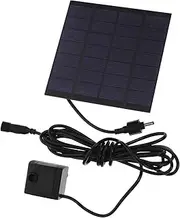 Kisangel Solar Water Pump Mini Pond Pump 7V 1W 180L/H Garden Fountain Solar Panel for Aquarium Filter Panel Water Sump Submersible Fish Tank