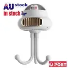 Octopus Cooler Fan Bladeless Travel Stroller Fan for Home Bedroom (White)