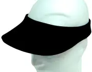 Soft Neoprene Sport Visor Netball Black /Navy 5mm Reversible Sydney stock