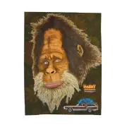 Harry & The Hendersons Fleece Blanket -Retro 80s Bigfoot Velveteen Plush Blanket