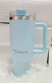 VONTTS 40 oz Tumbler with Handle and Straw Lid Insulated Double Wall...