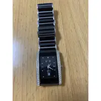 在飛比找蝦皮購物優惠-FEMA 菲瑪錶 法國時尚品牌 黑陶瓷水鑽男錶 手錶