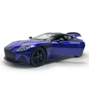 1:24 Aston Martin DBS Superleggera Model Car Diecast Toy Cars Collection Blue