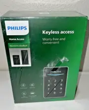 Philips Home Access Fingerprint Electronic Deadbolt DDL210X-13H Matte black NEW