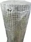 PVC coated wire 10m 1300H Roll Fence Aviary Fencing Pet Bird mesh 11x11mm black