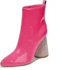 Biba Patent Rhinestone High Block Ankle Boots (Biba) 8.5, Pink