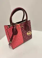 Michael Kors Fashion Cossbody Purse MK Signature Satchel Messenger Bag Handbag