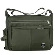 Men's Messenger Bag Waterproof Large Capacity Travel Sling Shoulder Bag