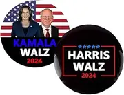 GETBSTOOP Harris Walz 2024 Kamala Harris Tim Walz For President Pins and Button Circle Badges Round Chest Pins Brooch Decor
