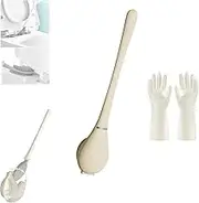 Modern Flexible Silicone Toilet Caspa for Home, Toilet Caspa Brush, Toilet Caspa Silicone Brush, Rubber Toilet Caspa Brush,for Dead Corner Clean,Clean More Thoroughly,Compact Size for Storag (C)