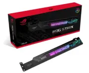 ASUS ROG Strix Graphics Card Holder, Eliminates GPU Sag, Easy Installation, Aura