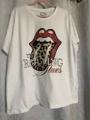 Primark The Rolling Stones Band Tee Women’s XL NWT