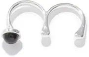 emmi(エミ) Emi 13WGA252319SLVF Double Finger Ring, F, No Gemstone
