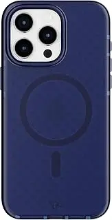 Tech21 Evo Check Case with MagSafe for iPhone 15 Pro Max, Midnight Blue