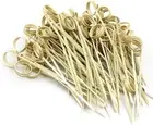4" Cocktail Picks | Bamboo Sticks | Wooden Skewers| Fancy Toothpicks for Appe...