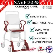 New Rebotec Hamburg Height Adjustable Commode Chair Swing-Away Armrest Break